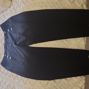Womens black pants.  Wide bottom.  Like new.  Never worn.